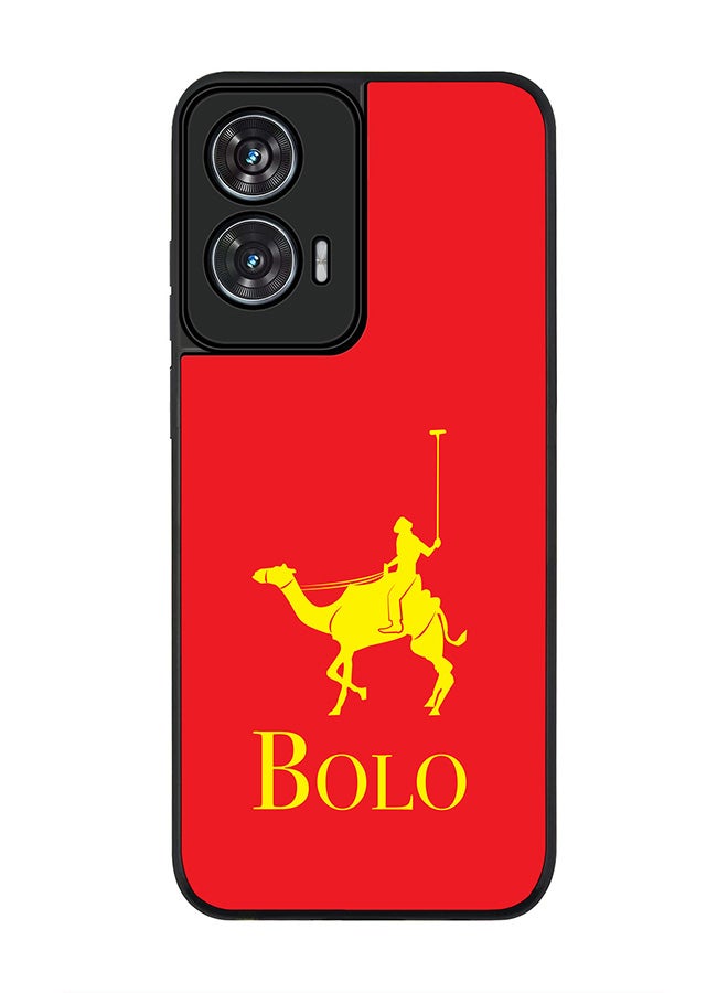 Stylizedd For Motorola Edge 50 Fusion 5G Case,Slim fit Camera Protection, Shockproof Thin Phone cover  - BOLO Red - Image 1