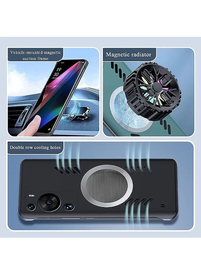 أوشن هواوي P60 برو الهاتف المحمول شل ( أسود ) ، رقيقة جدا امتصاص الصدمات شل ، سيارة مجهزة المغناطيسي شفط ، عدسة حماية كاملة ، أربعة زاوية السقوط ، لا إطار تبديد الحرارة - Image 3