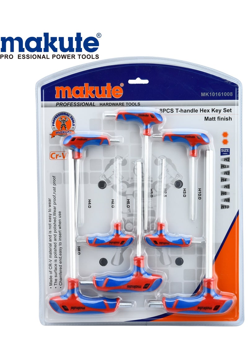 makute T-Handel Hex Key Set - Image 1