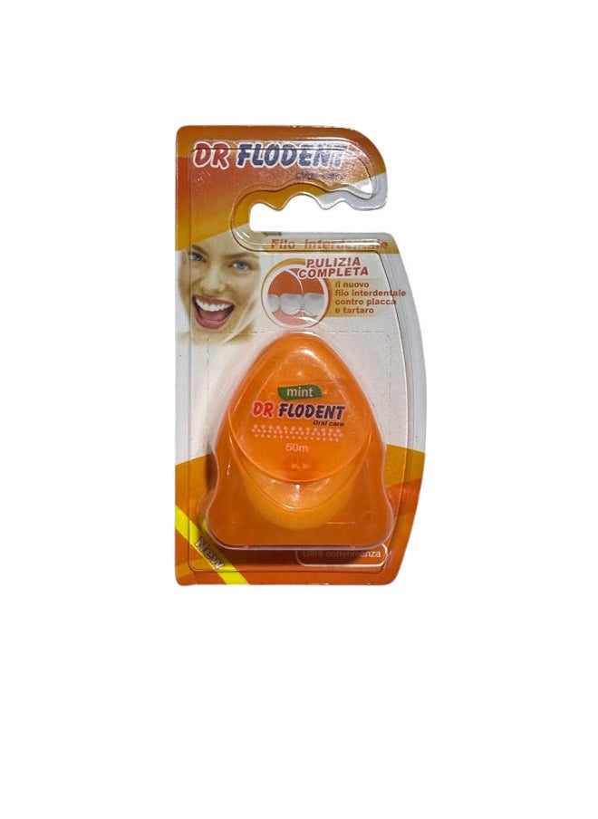 DR FLODENT DR.Flodent Dental Floss orange 
