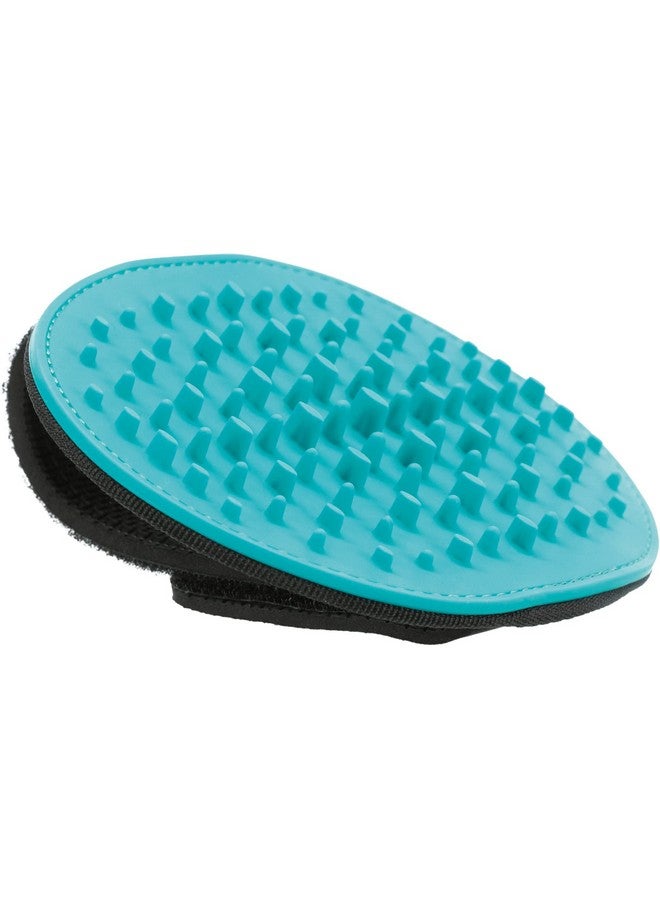 تريكسي فرشاة تدليك للحيوانات الأليفة، فرشاة تدليك لإزالة الشعر المتساقط، تتخلص من التشابك والشعر المتساقط غير المرغوب فيه، مصنوعة من البوليستر/السيليكون/المطاط اللدن بالحرارة، المقاس: 11 × 14 سم - Image 2