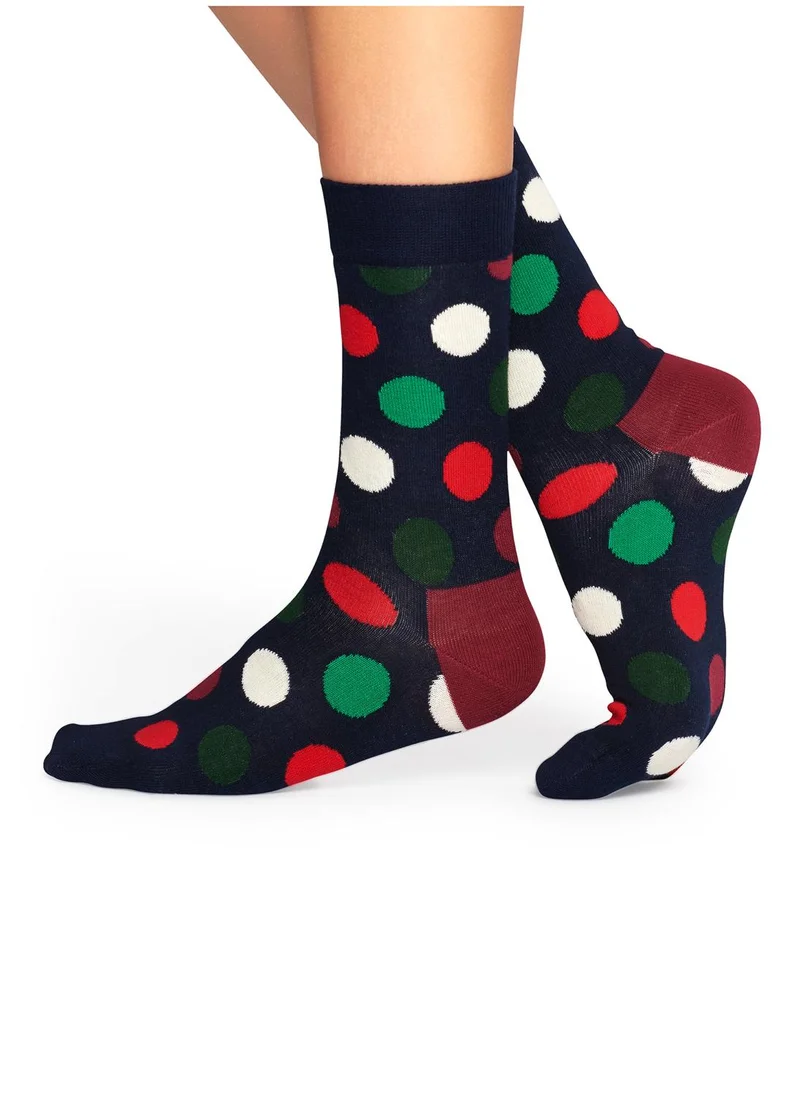 Happy Socks 4-PACK HOLIDAY BIG DOT GIFT BOX