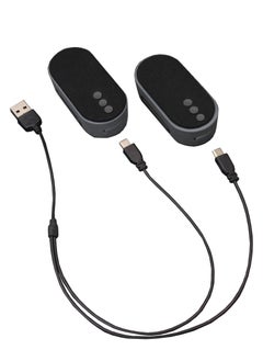 porodo Sporty Wearable Neckband TWS Speaker Up To 10m Transmission Distance  IPX4 Water-Resistant V5.3 Bluetooth - Black  - Image 3