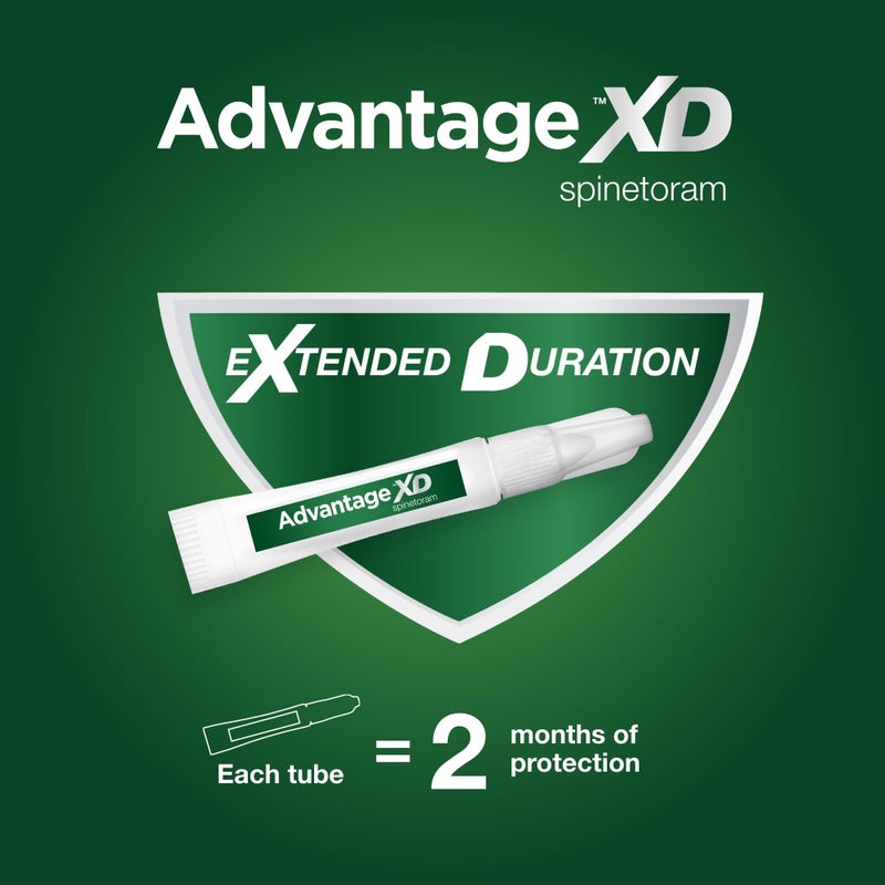 Advantage XD Small Cat Flea Prevention & Treatment For Cats 1.8-9lbs. | 2-Topical Doses, 2-Months of Protection Per Dose - Image 3