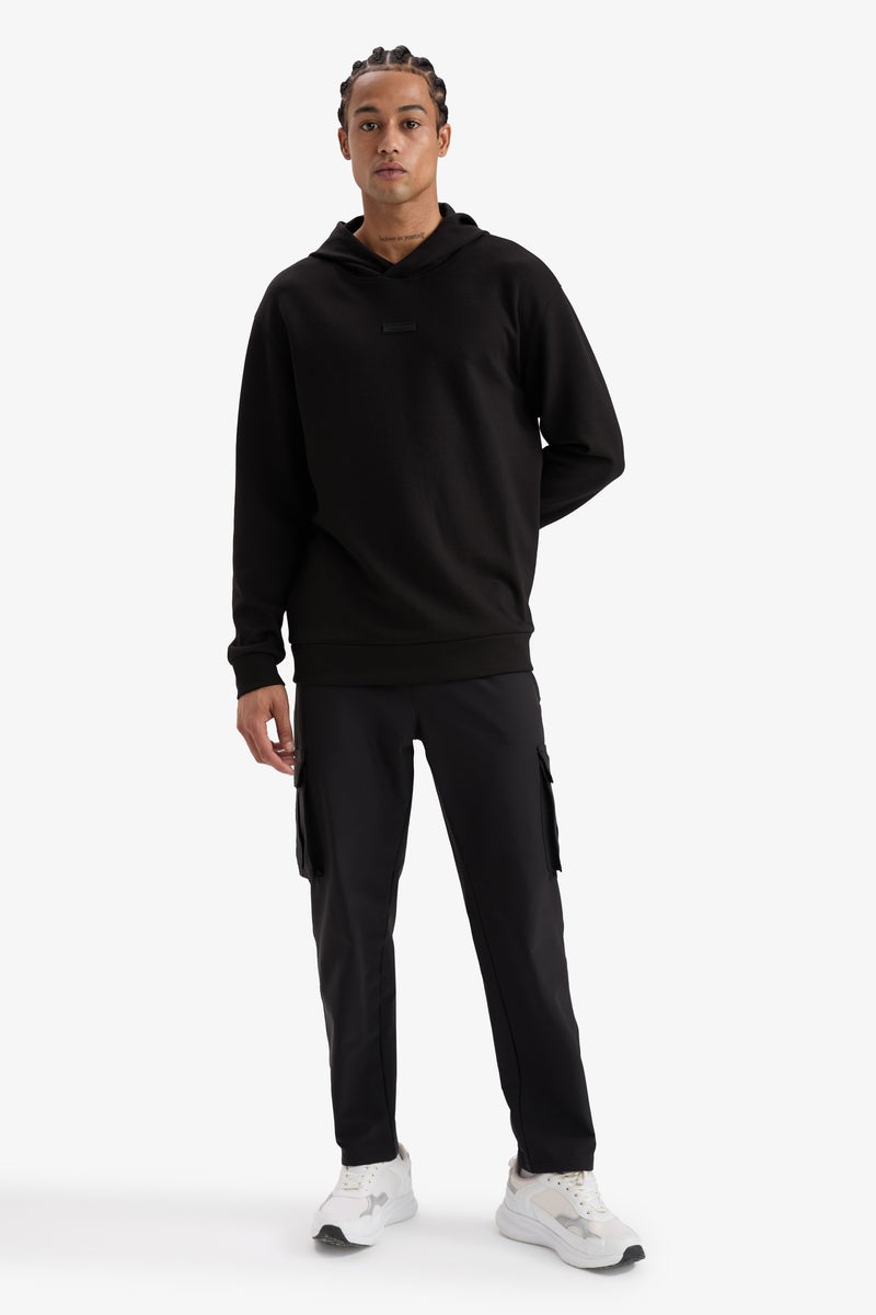 DeFacto Black Man Standard Fit With Cargo Pocket Woven Trousers Casual - Image 1