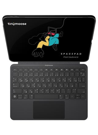 SpacePad iPad Magic Keyboard for iPad – 3-Way Multi-Touchpad, 7-Color Backlit, Scissor Keys, Detachable Design, Bluetooth 5.0 – Compatible with iPad 10 (2022) – Carbon Black – Supports English & Arabic - pzsku/ZA863D22DA1EDC625127EZ/45/1744045259/fec2b3da-0b0e-47c0-9600-49d45732f693