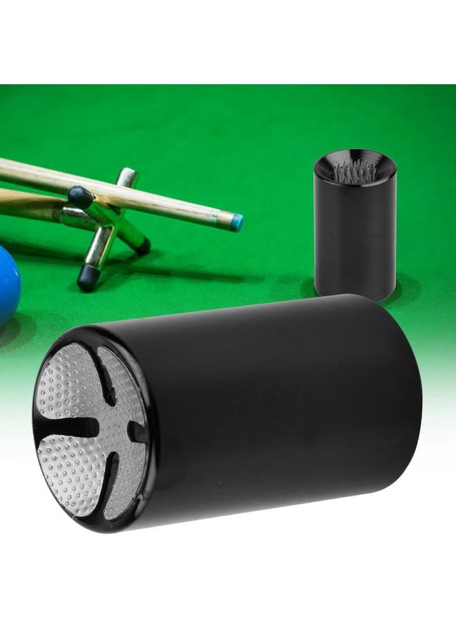 Thoraya - Portable 2in1 Billiard Cue Tip Tool Pool Stick Shaper Repair Scuffer Pick(Black) - Image 1