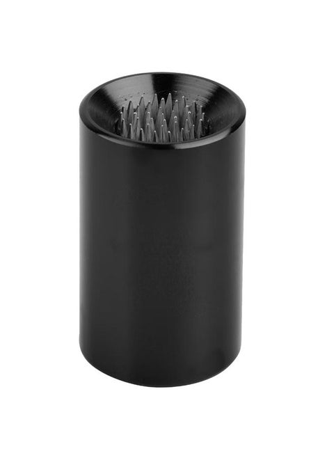 Portable 2in1 Billiard Cue Tip Tool Pool Stick Shaper Repair Scuffer Pick(Black)