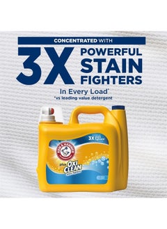Arm & Hammer Plus OxiClean Fresh Scent, 128 Loads Liquid Laundry Detergent, 166.5 Fl oz  - Image 3