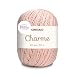 CÃRCULO Circulo Charme Yarn for Crochet and Knitting 433 yds 100 Mercerized Brazilian Virgin Cotton Soft Sport Weight Color 7563 Chantilly - Image 2