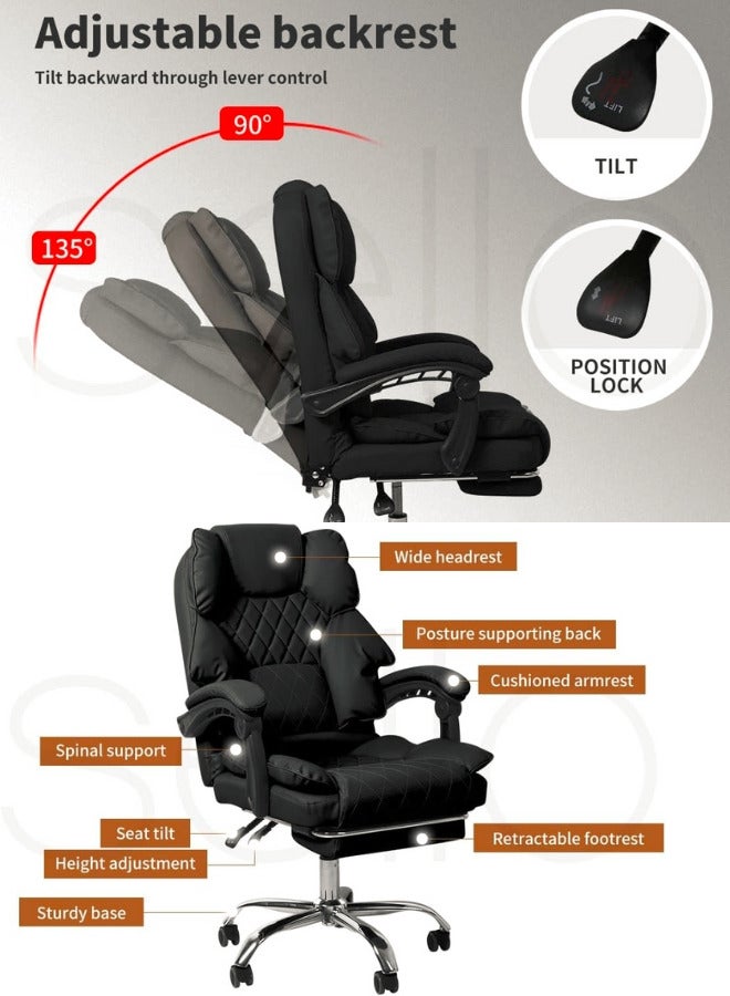 SULSHA Ergonomic Boss Chair Computer Desk Chair for Office and back comfort and lumbar support - Image 4