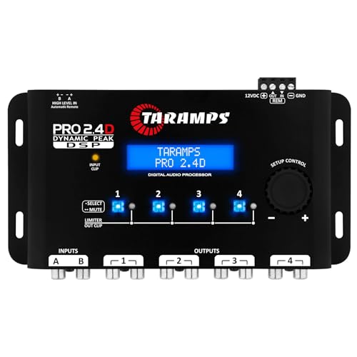 Taramp's معالج الصوت الرقمي الكامل Taramps Pro 2.4D Dynamic Peak DSP وموزع الصوت - Image 1