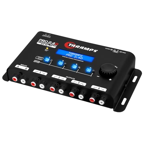 Taramp's معالج الصوت الرقمي الكامل Taramps Pro 2.4D Dynamic Peak DSP وموزع الصوت - Image 3