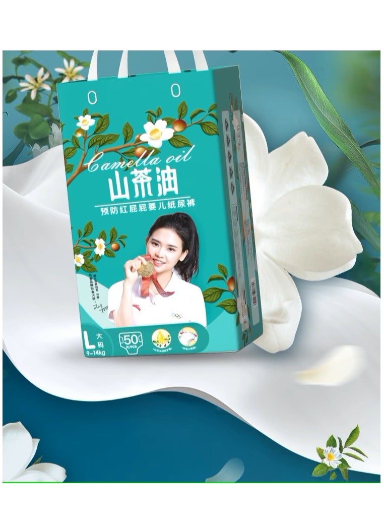 Diaper Rash Leak Protection Baby Regular Diaper Size 5 12.5-17 kg With Camellia Oil  - Image 3