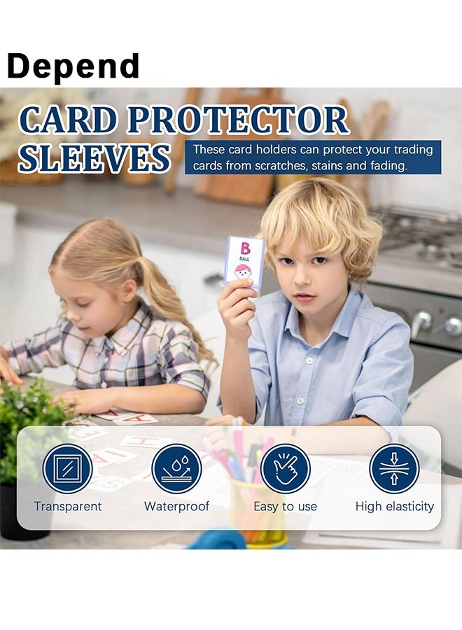 Depend 50PCS Card Sleeves Hard Plastic For Baseball Protective Holder  Trading Cards, Sports Cards, Plastic Card Sleeves For Trading Baseball Game  Sports Collectible Card, 3 x 4 Inch Clear | Best Price
