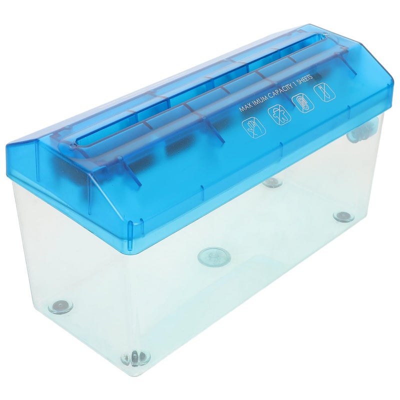 Manual Steel Paper Shredder For Home Office Desktop Compact Quiet Secure - Image 2