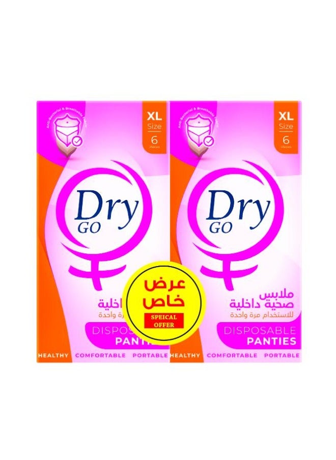 Dry Special Offer Disposable Panties 12 Pieces Xl 