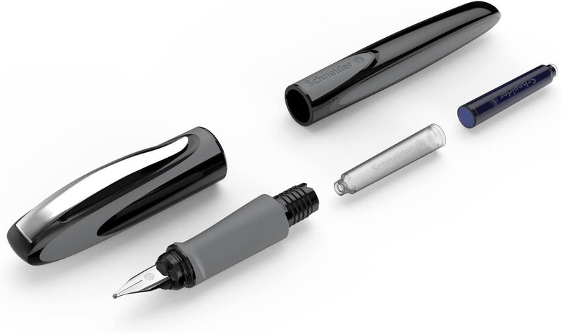 Schneider Ray 168215 Fountain Pen Right-Handed with Standard Ink Cartridge Royal Blue Space Blue - Image 4