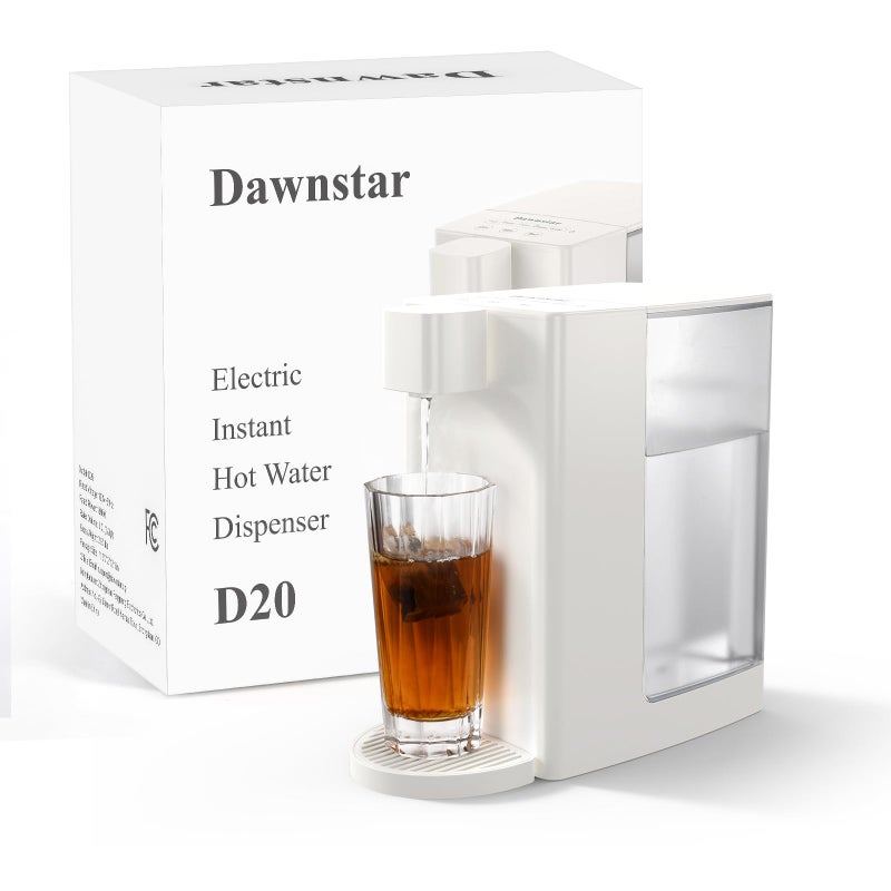Dawnstar Electric Kettles, D20 Instant Hot Water Dispenser for Quick Boiling & Dispense, Adjustable 3 Temperatures & 5 Water Volume, Removable 0.8 Gallon 100 Ounce Water Tank Capacity, BPA Free - Image 1