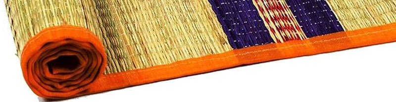 Jayam Traditional سجادة كوراى تقليدية مخططة 6 × 35 برتقالية - Image 3