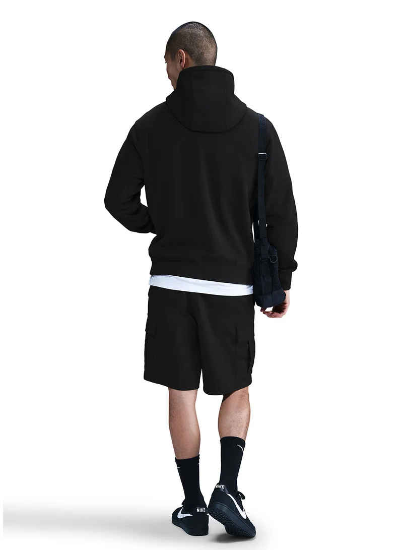 Nike Club Brushed Pullover Graphic Hoodie