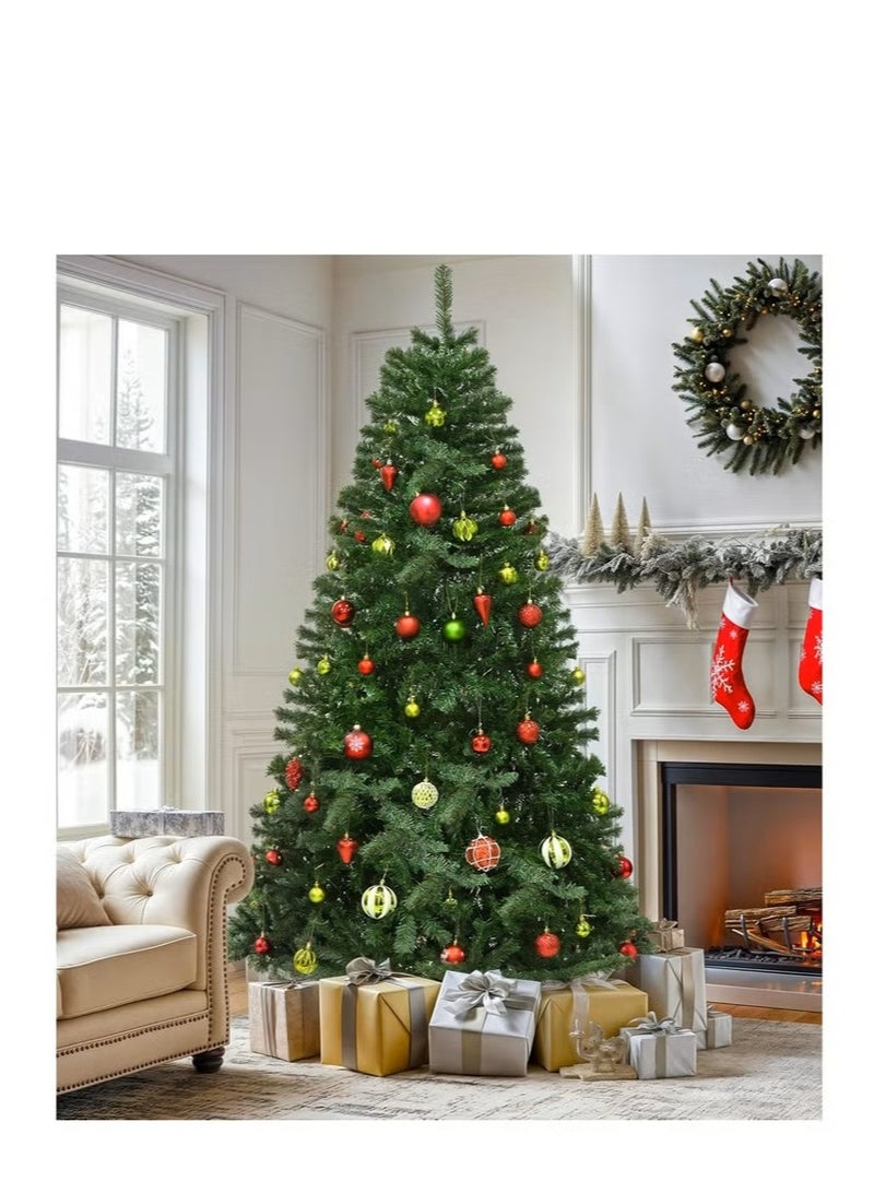 Y&D Christmas Tree  Upgraded Artificial Holiday  Pine Tree with  PVC Branch Tips, Easy Assembly, Indoor Xmas Full Tree for Office Home Store Party Home Decoration Holiday Decor  1.5m - Image 1