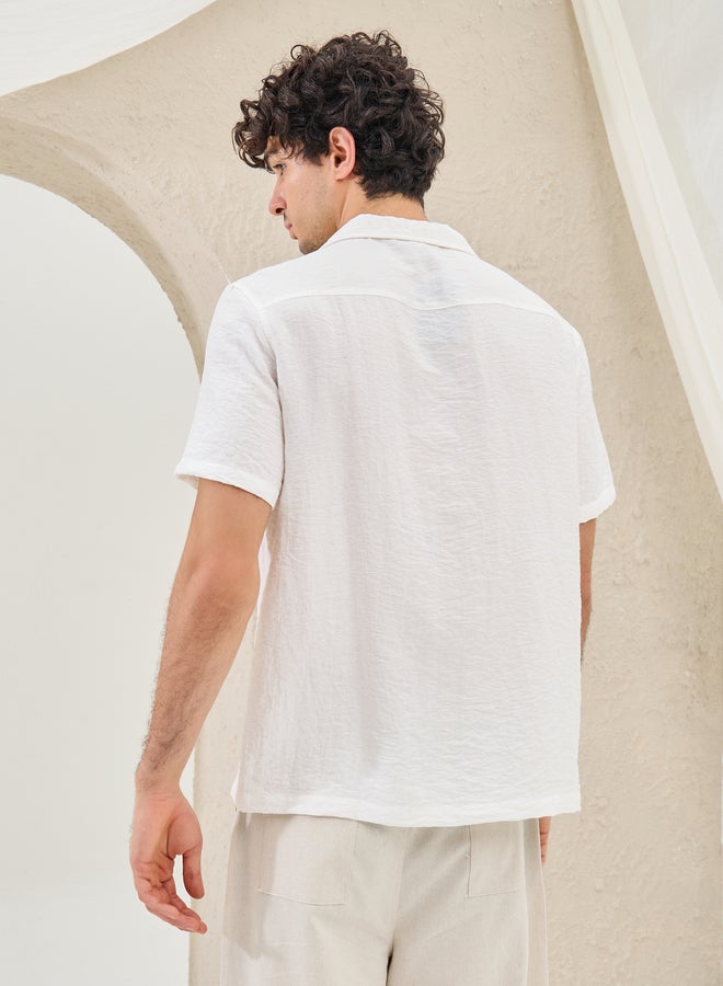 Styli Styli Textured Regular Fit Buttoned Shirt  - Image 4
