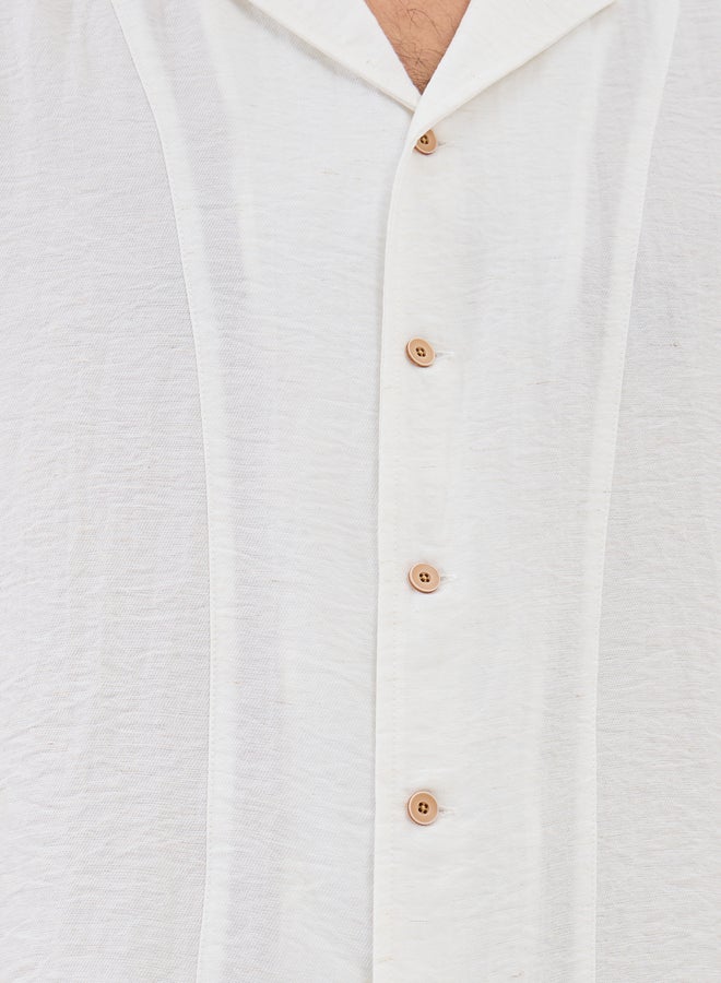 Styli Styli Textured Regular Fit Buttoned Shirt  - Image 3