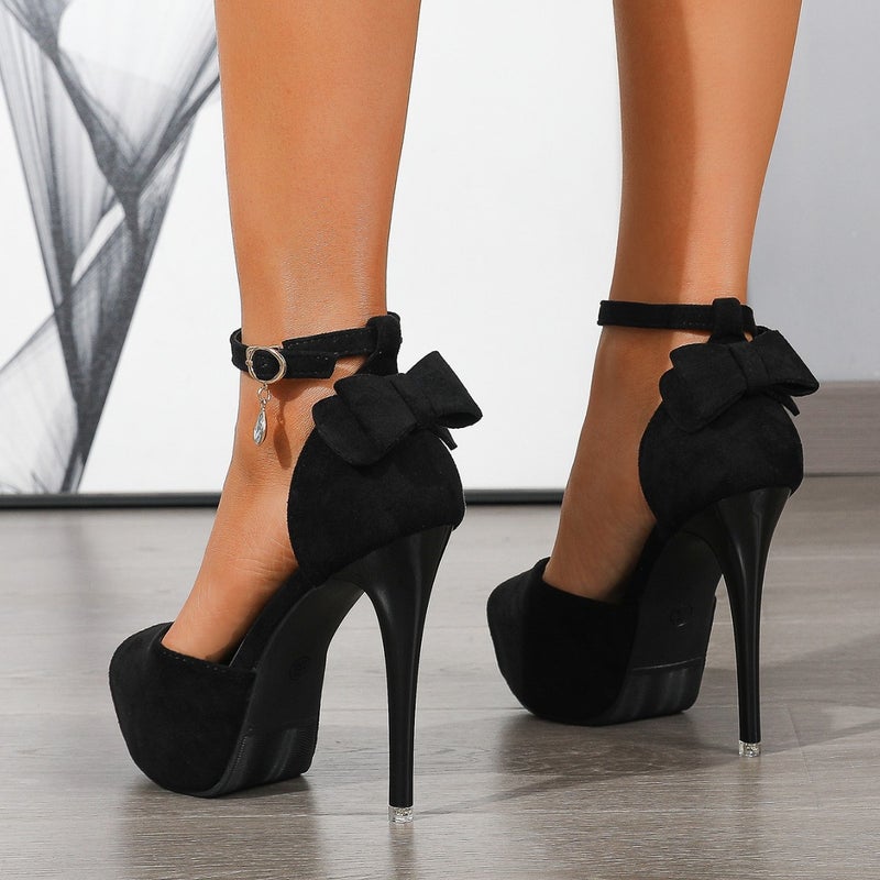 2025 Large Size Peep-Toe Ultra-High Heel Sandals Stiletto Fashion Jazz Dance Platform - Image 5