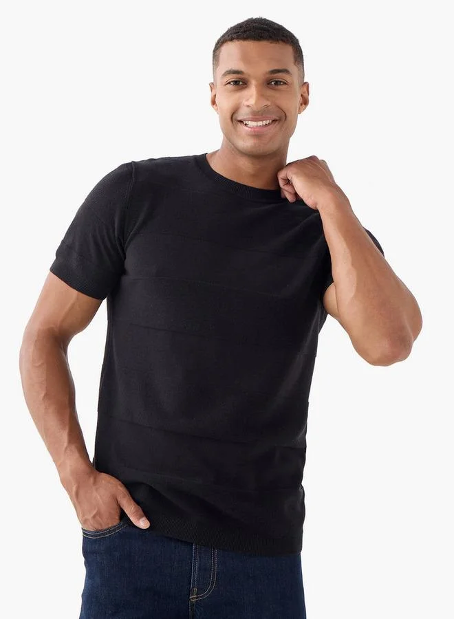 Splash FAV Ribbed Crew Neck T-shirt