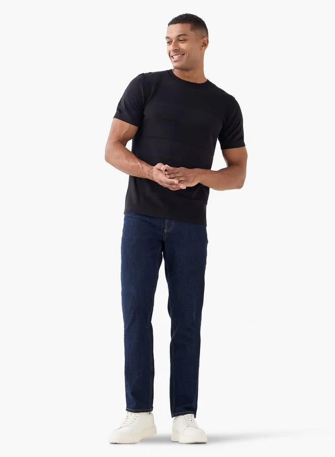 سبلاش فيڤ تيشيرت بياقة دائرية مضلع