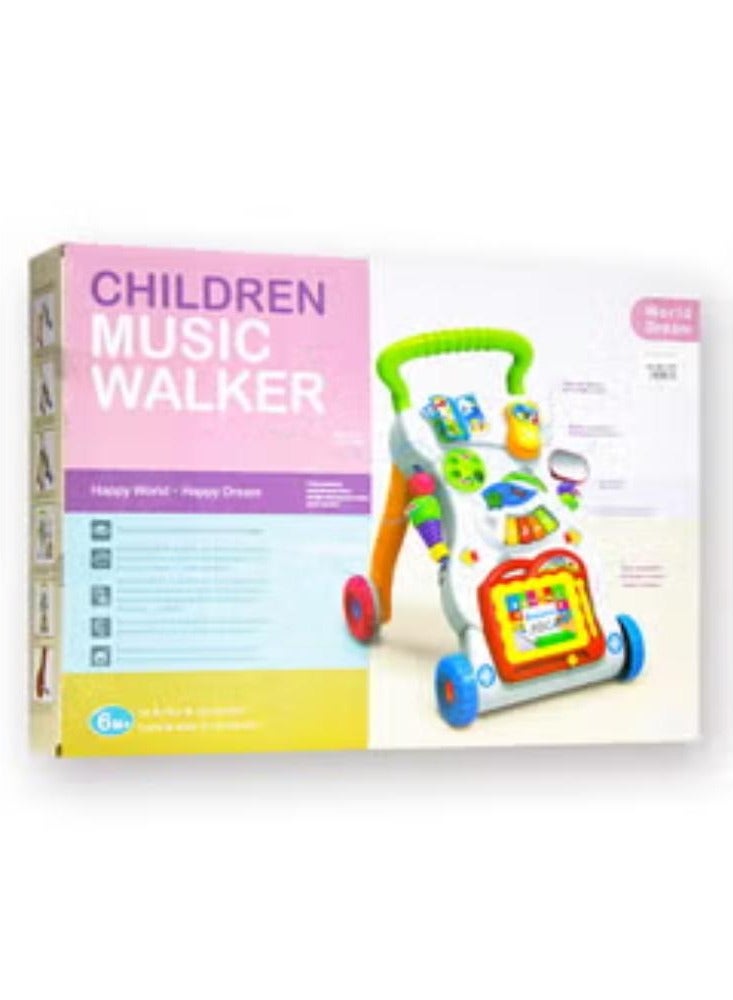 Multi-Functional Multicolored Writing, Drawing, Music Walker Assorted 6+ Months 45x42x34cm - Image 2