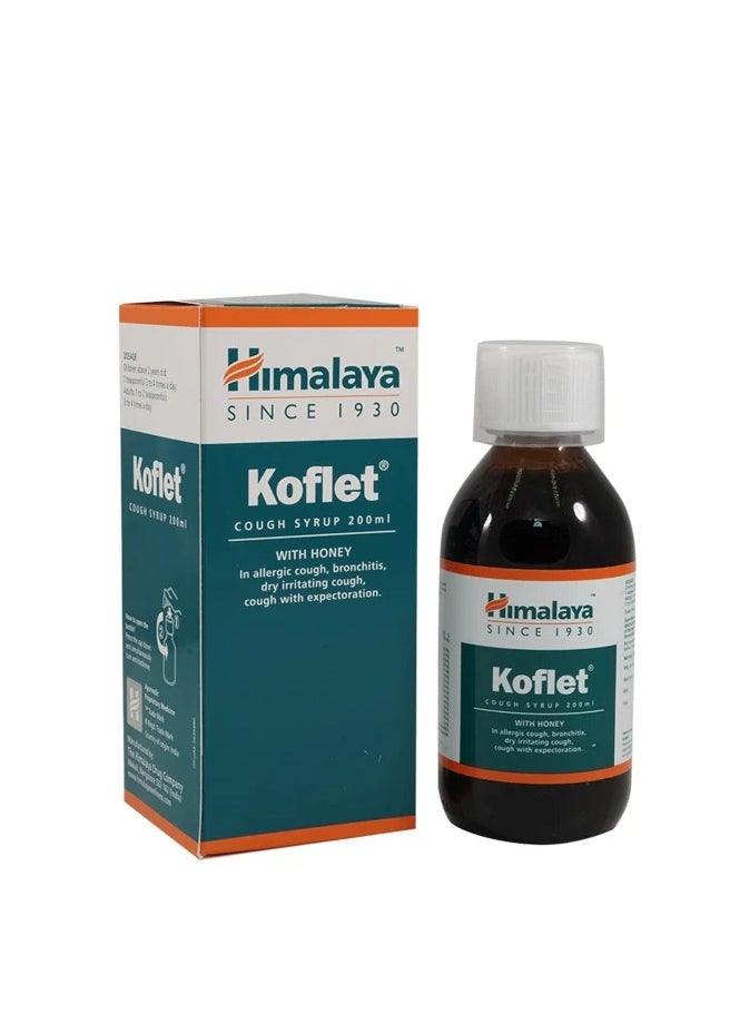 Himalaya Koflet Natural Cough Syrup, 200 Ml  - Image 1