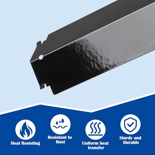 SafBbcue Heat Plate Replacement for Charbroil 463247009 463268008 463215515 463268007 463247009 463257010 G614-0045-W1, Kenmore 415.16167210 Heat Shield Parts, 4-Pack Heat Tent Grill Burners Cover - Image 3