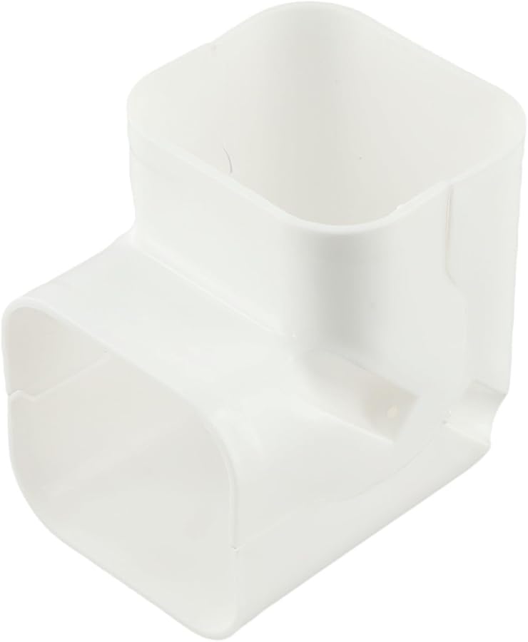 Split Central AC Line Cover With 90 Degree Elbow Weather Resistant PVC Conduit - Image 2