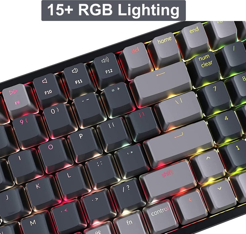Keychron K4 Bluetooth Wireless Mechanical Keyboard with RGB LED Backlight, Hot-swappable, Compact 100 Keys, USB Wired for Mac and Windows, Gateron Brown Switch - Image 5