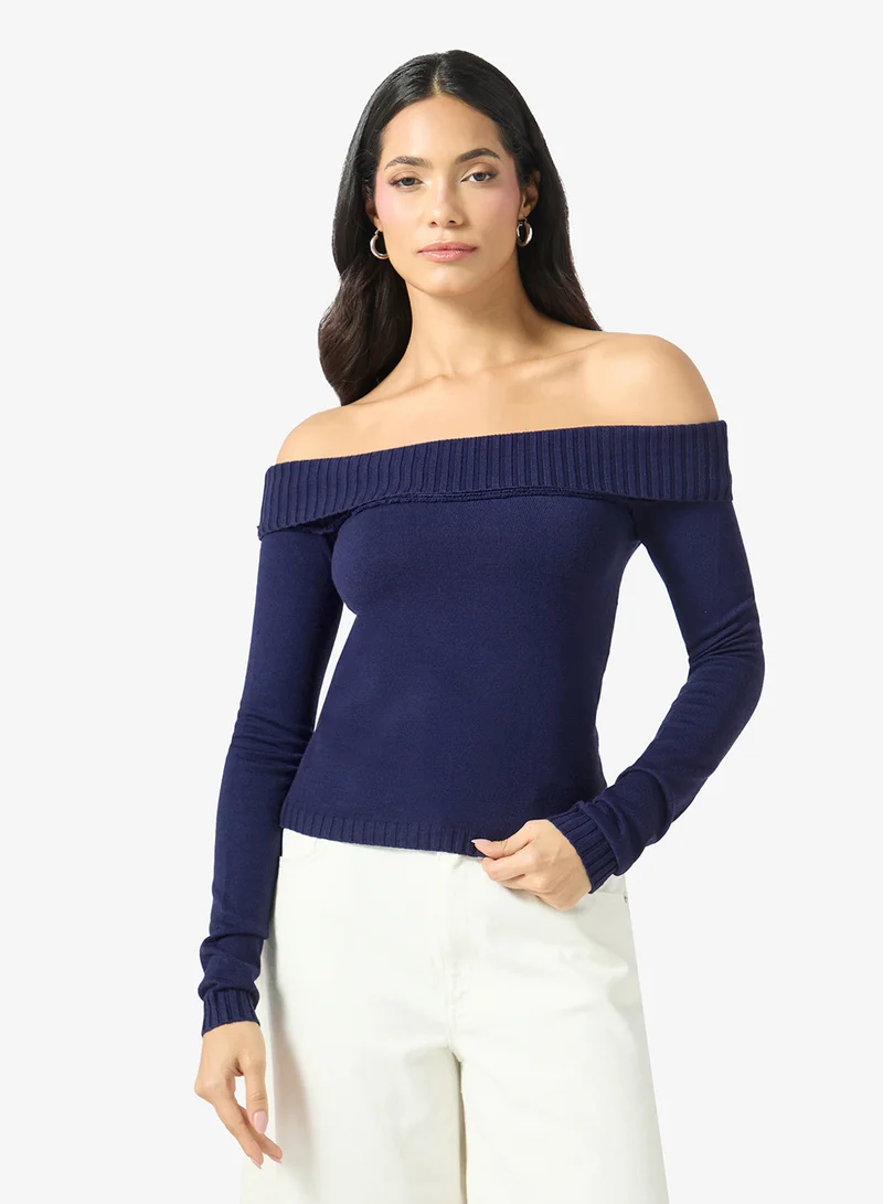 Ella Off Shoulder Jumper