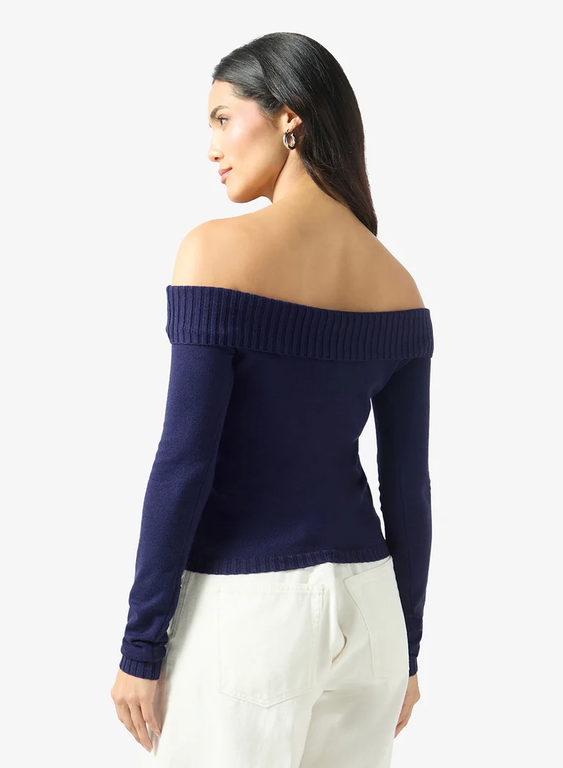 Ella Off Shoulder Jumper