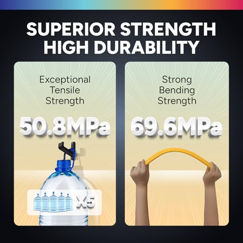 OVERTURE PETG 3D Printer Filament 1.75mm, Neatly Wound Durable PETG 1kg Spool (2.2lbs), Strong Toughness Filament, Dimensional Accuracy +/- 0.02mm, Fit Most FDM Printers (Black (1-Pack)) - Image 3