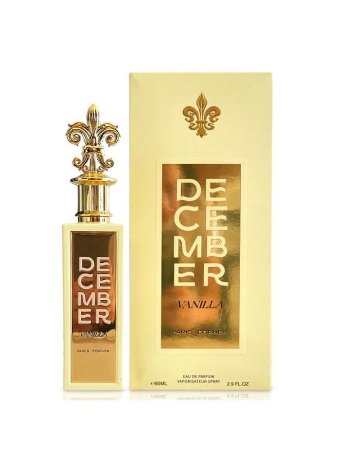 PARIS CORNER December Vanilla - Unisex EDP - 85ml - Image 1