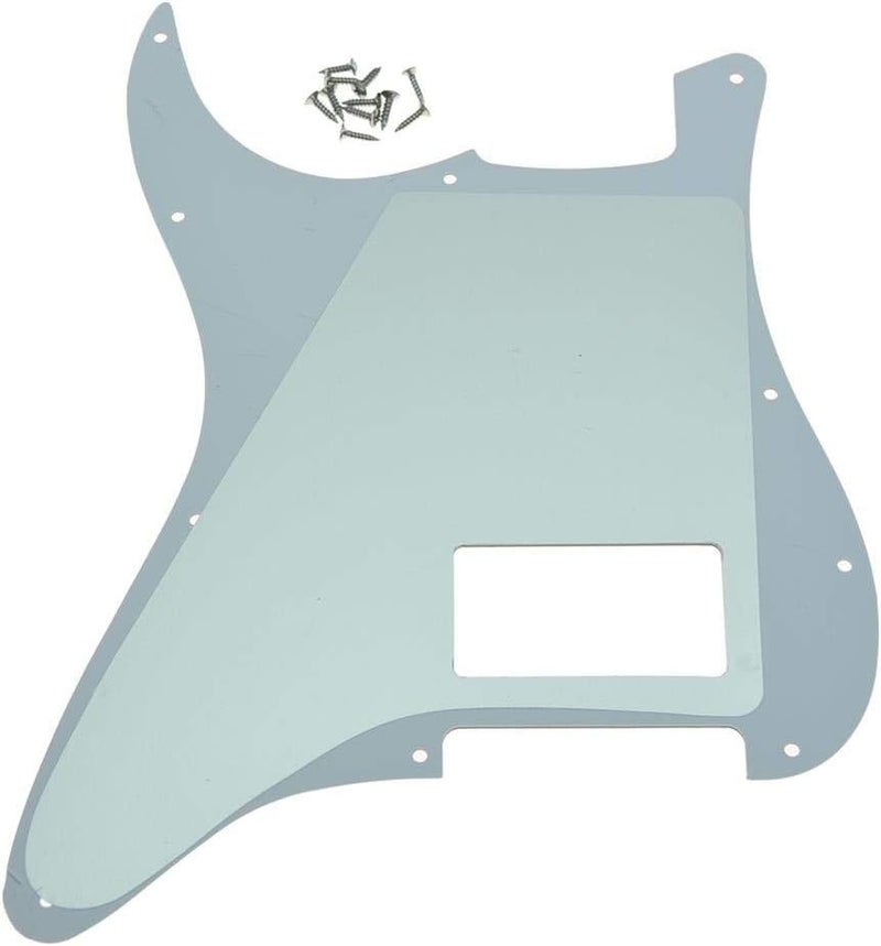 KAISH 11 Hole ST/Strat Style One Humbucker Guitar Pickguard Scratch Plate for Delonge Stratocaster/Strat Dark Tortoise - Image 3