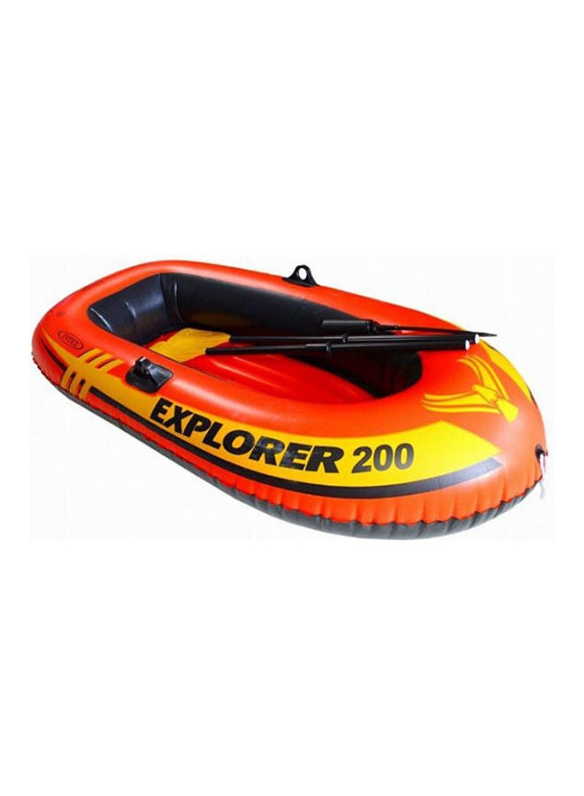 INTEX Explorer 200 Boat Set 185x94x41cm - Image 1