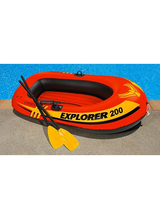 INTEX Explorer 200 Boat Set 185x94x41cm - Image 3