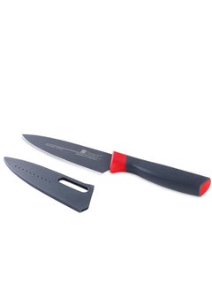 Dorsch Danish Design 6-Inch Chef Knife with High Carbon German Steel Blade | Ultra-Sharp Precision | Non-Stick Coating | Ergonomic Handle for Comfort | Anti-Rust & Durable Design | Multipurpose Cutting Tool | Protective Sheath Included | Professional Kitchen Knife  - Image 1
