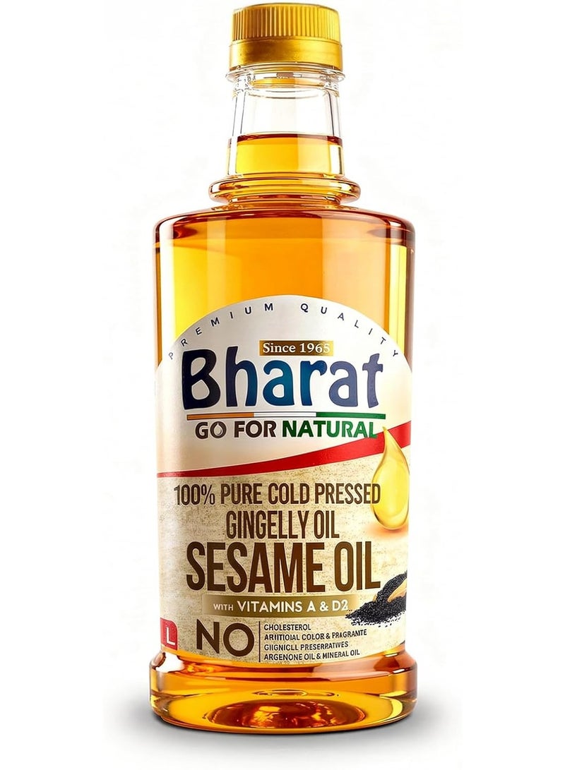 Bharat Sesame Oil (Gingelly) Cold Pressed 1 Litre