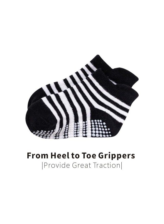 ORiTi Toddler Socks for Boys  Non Slip Baby Socks  Breathable Low Cut Anti Skid Socks  - Image 4