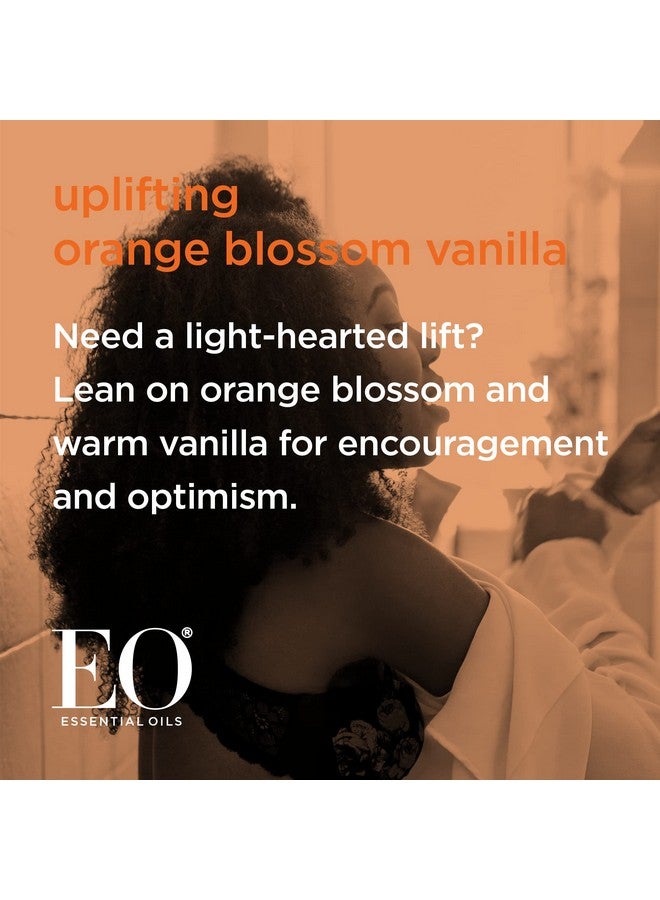 إي اوه غسول الجسم جل الاستحمام 16 أونصة (عبوة من قطعتين) منظف مرطب للبشرة بزهر البرتقال والفانيليا العضوي مع الزيوت الأساسية النقية - Image 4