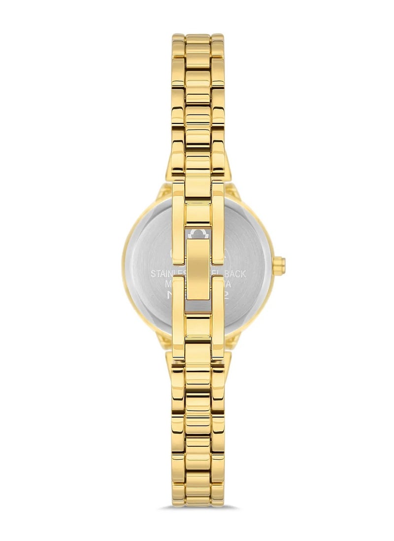 OMAX - Omax Women's Luxury Wrist Watch, Watches for Women, Stainless Watches, Gold Steel Band, Round Dial, Waterproof Watch, 1 Year Warranty - Image 1