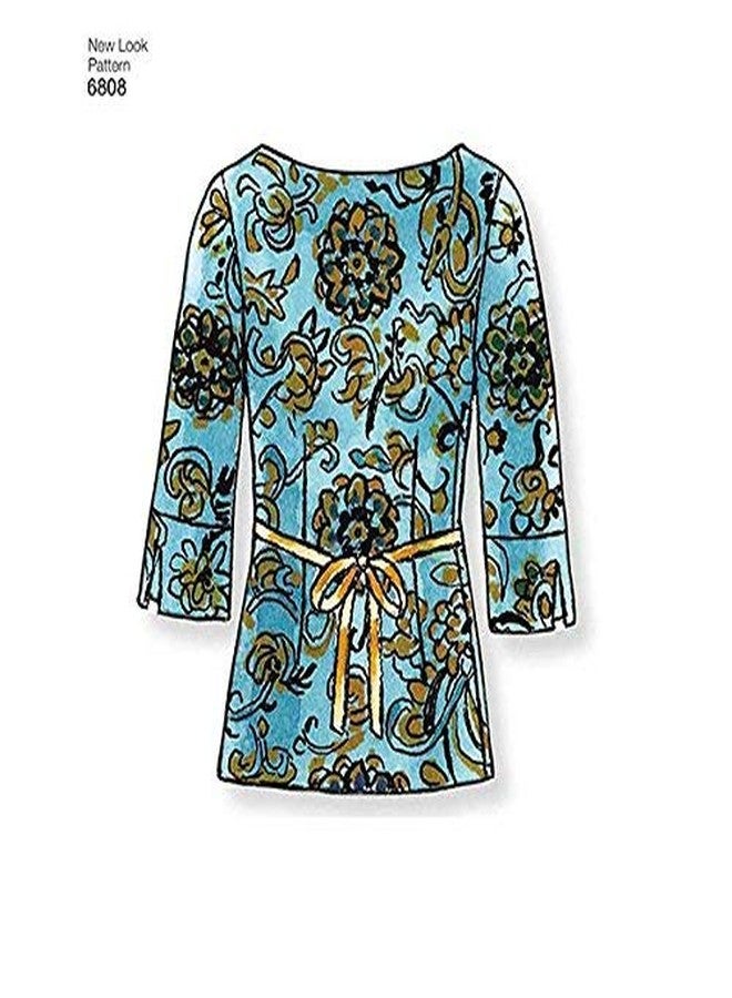 New Look Sewing Pattern 6808 Misses Tops, Size A (8-10-12-14-16-18) - Image 4