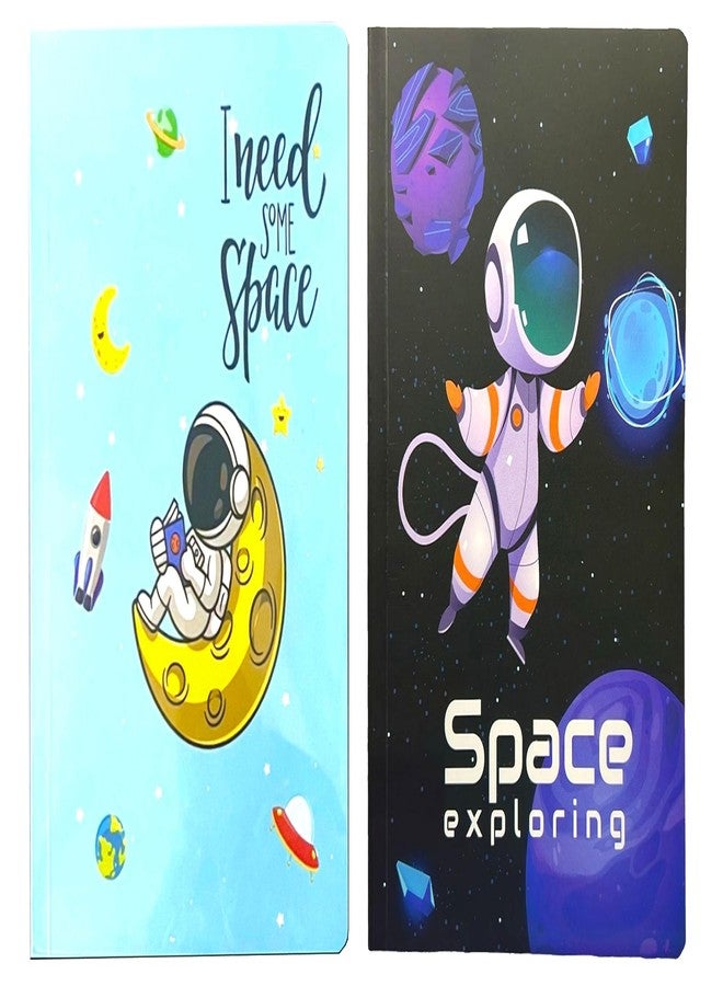 Pack of 2 Space Astronaut A5 Perfect Notebooks - 2 Designs